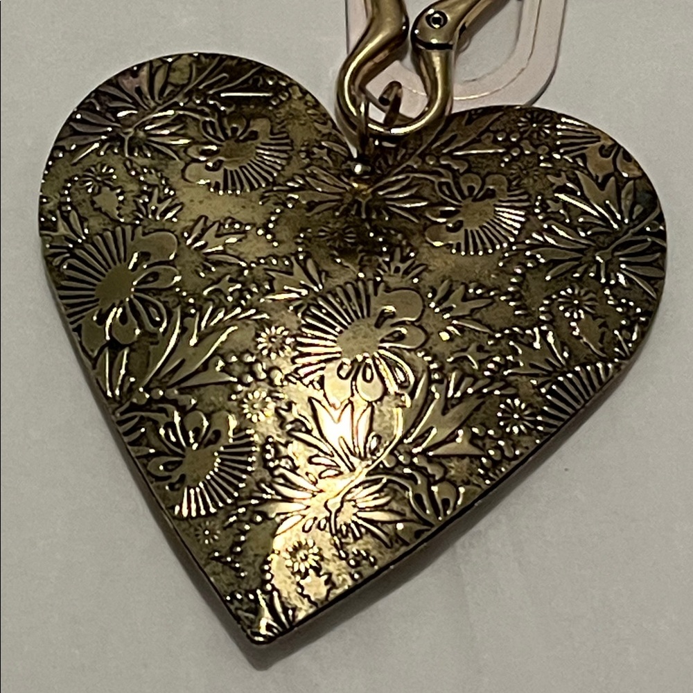 NWTS ANTHRO HEART BAG CHARM - Picture 5 of 6